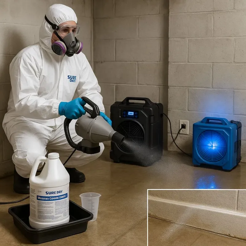 Sanitization and Odor Removal process in Roanoke County, VA